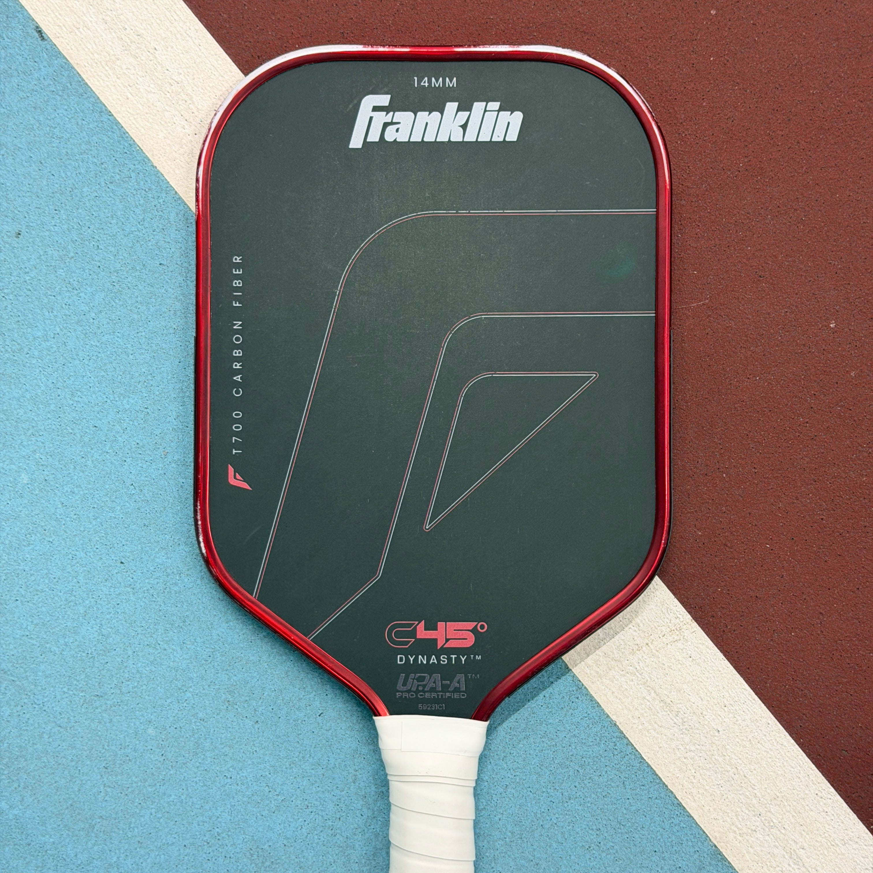 Franklin C45 Dynasty Elongated Pickleball Paddle - Red - USED