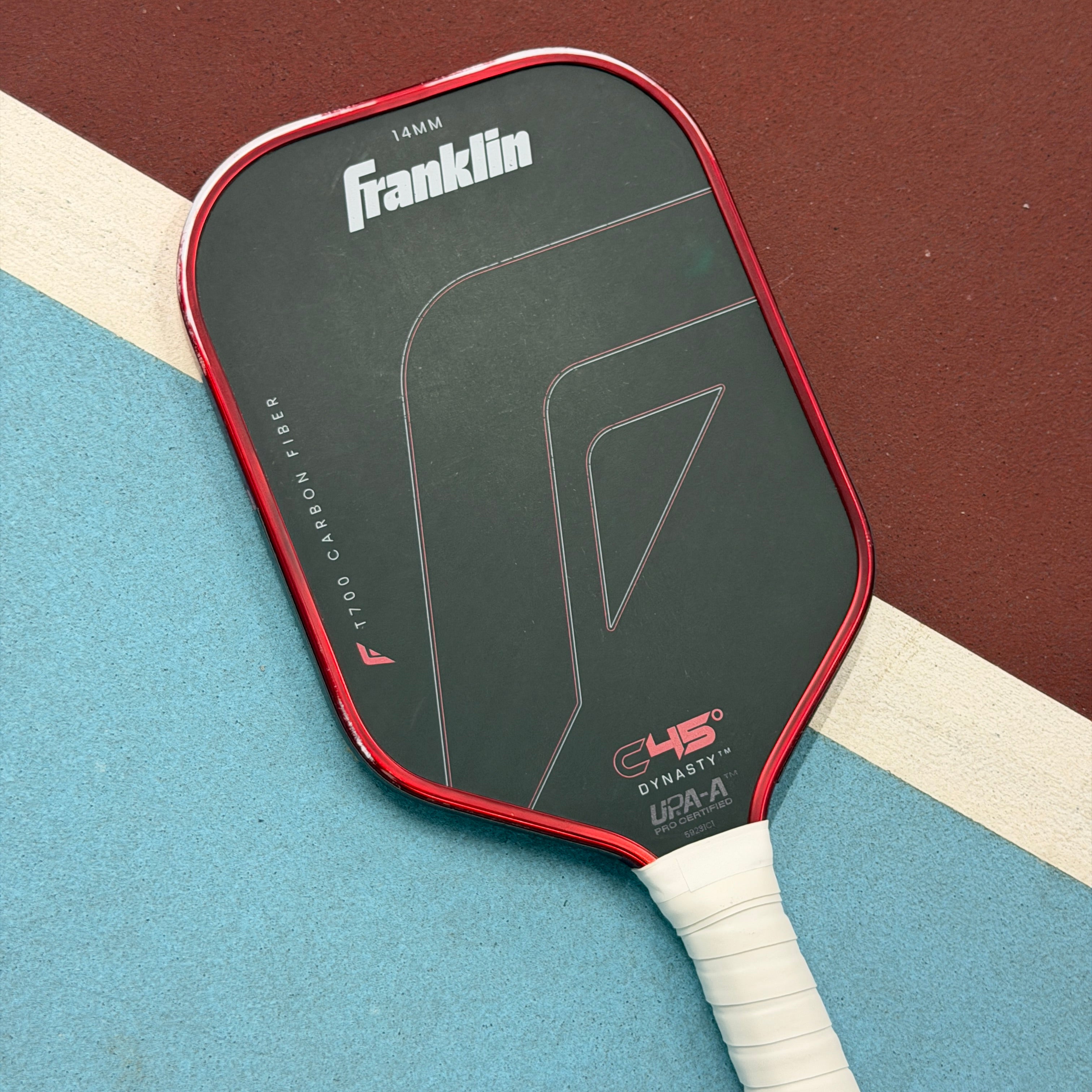 Franklin C45 Dynasty Elongated Pickleball Paddle - Red - USED