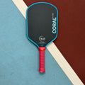 Six Zero Coral Elongated Pickleball Paddle - Blue - USED