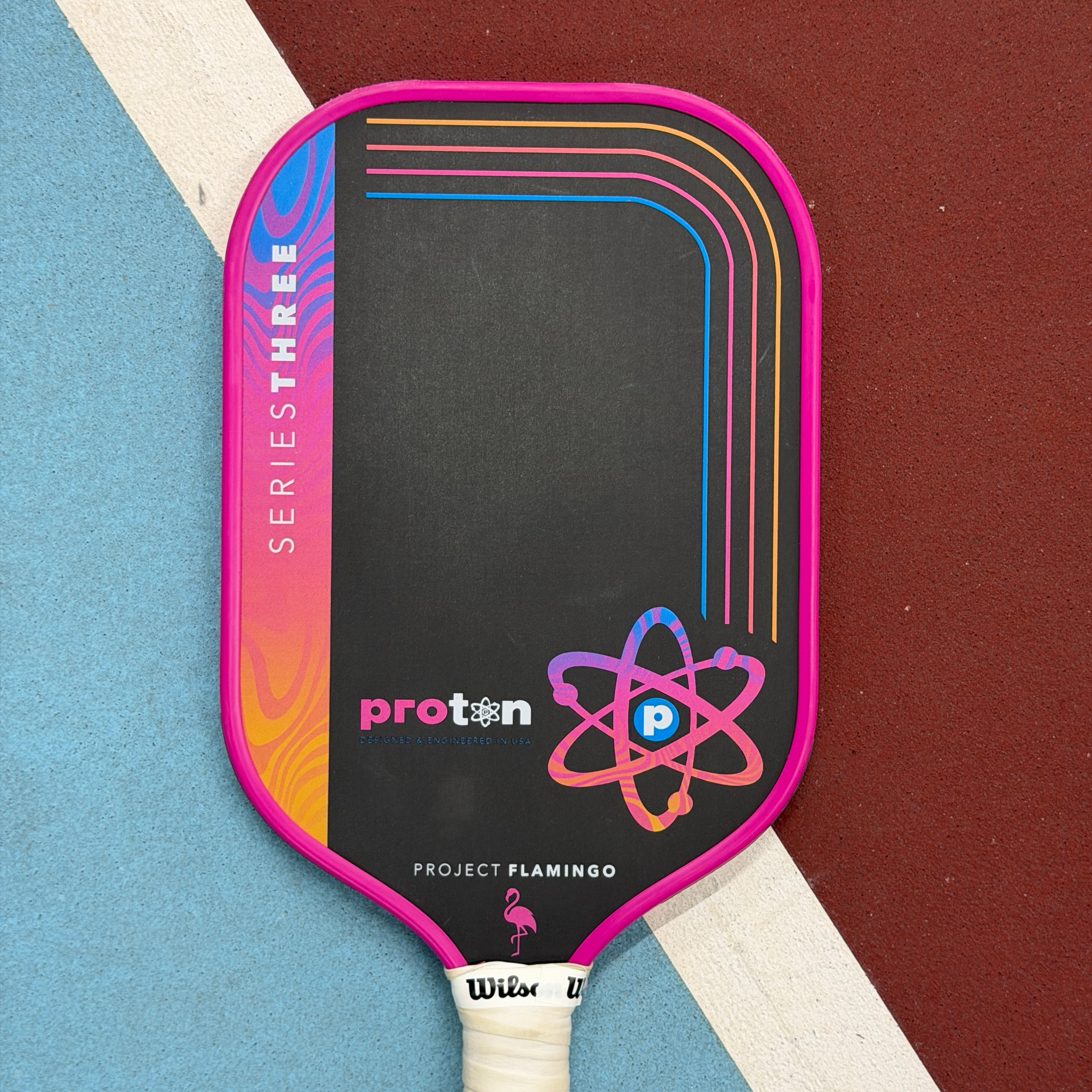 Proton Project Flamingo Series 3 Elongated Pickleball Paddle - Pink - USED