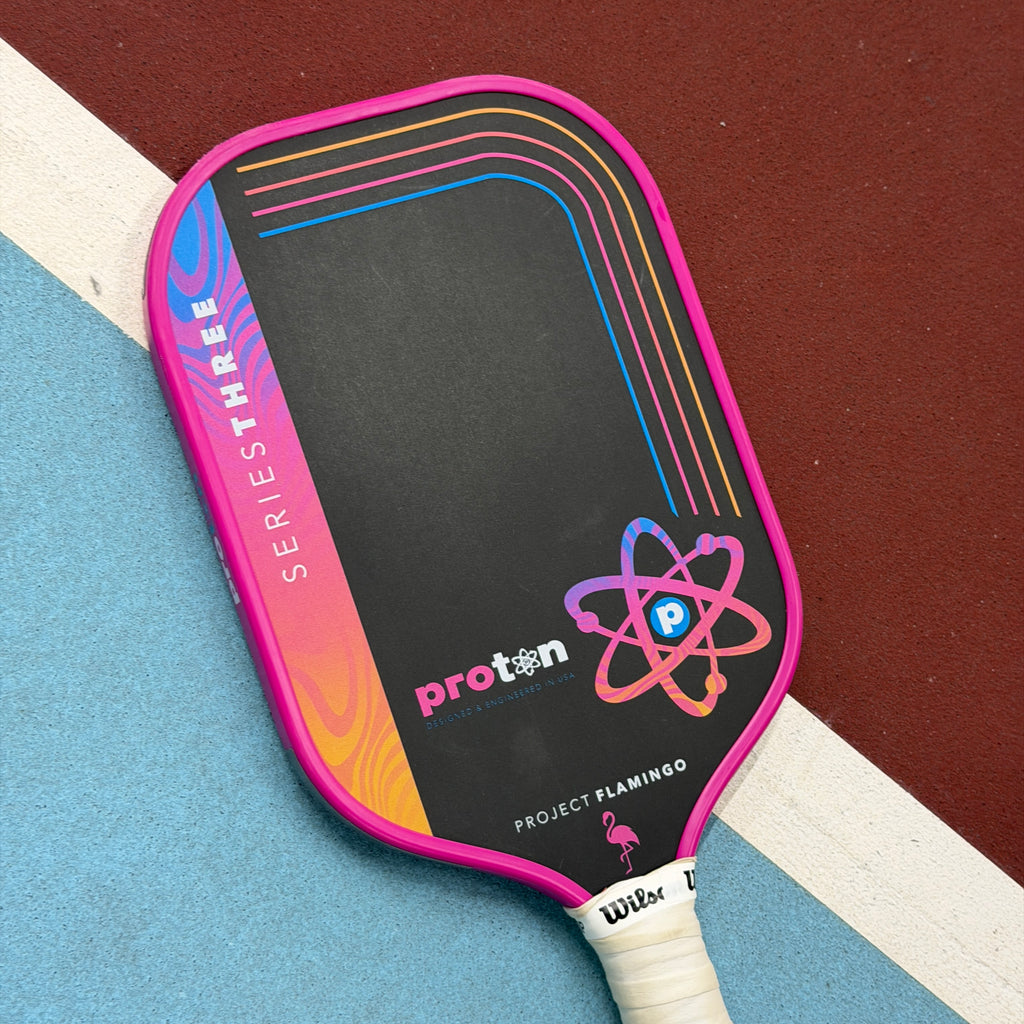 Proton Project Flamingo Series 3 Elongated Pickleball Paddle - Pink - USED