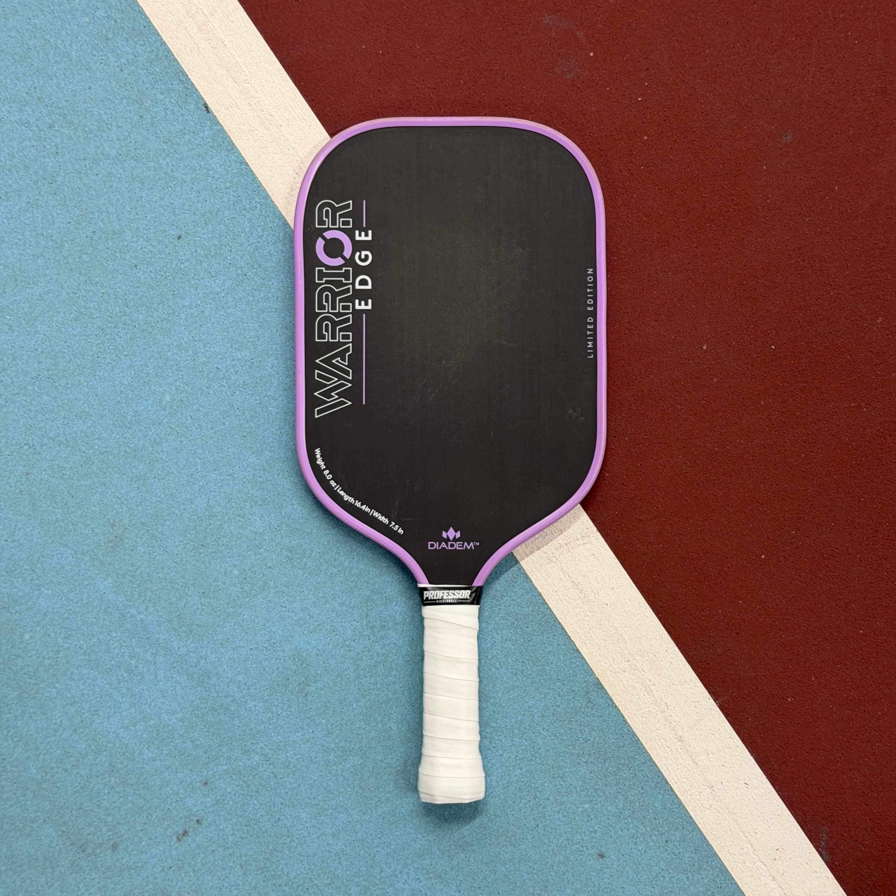 Diadem Warrior Edge Elongated Pickleball Paddle - Purple - USED