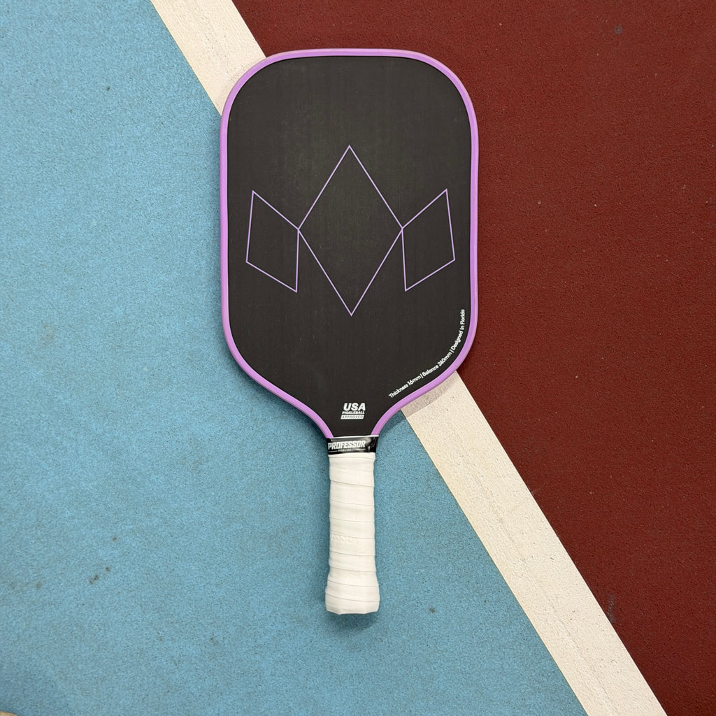 Diadem Warrior Edge Elongated Pickleball Paddle - Purple - USED