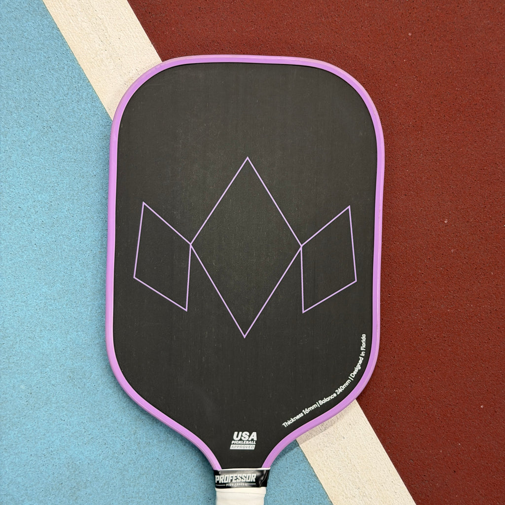Diadem Warrior Edge Elongated Pickleball Paddle - Purple - USED