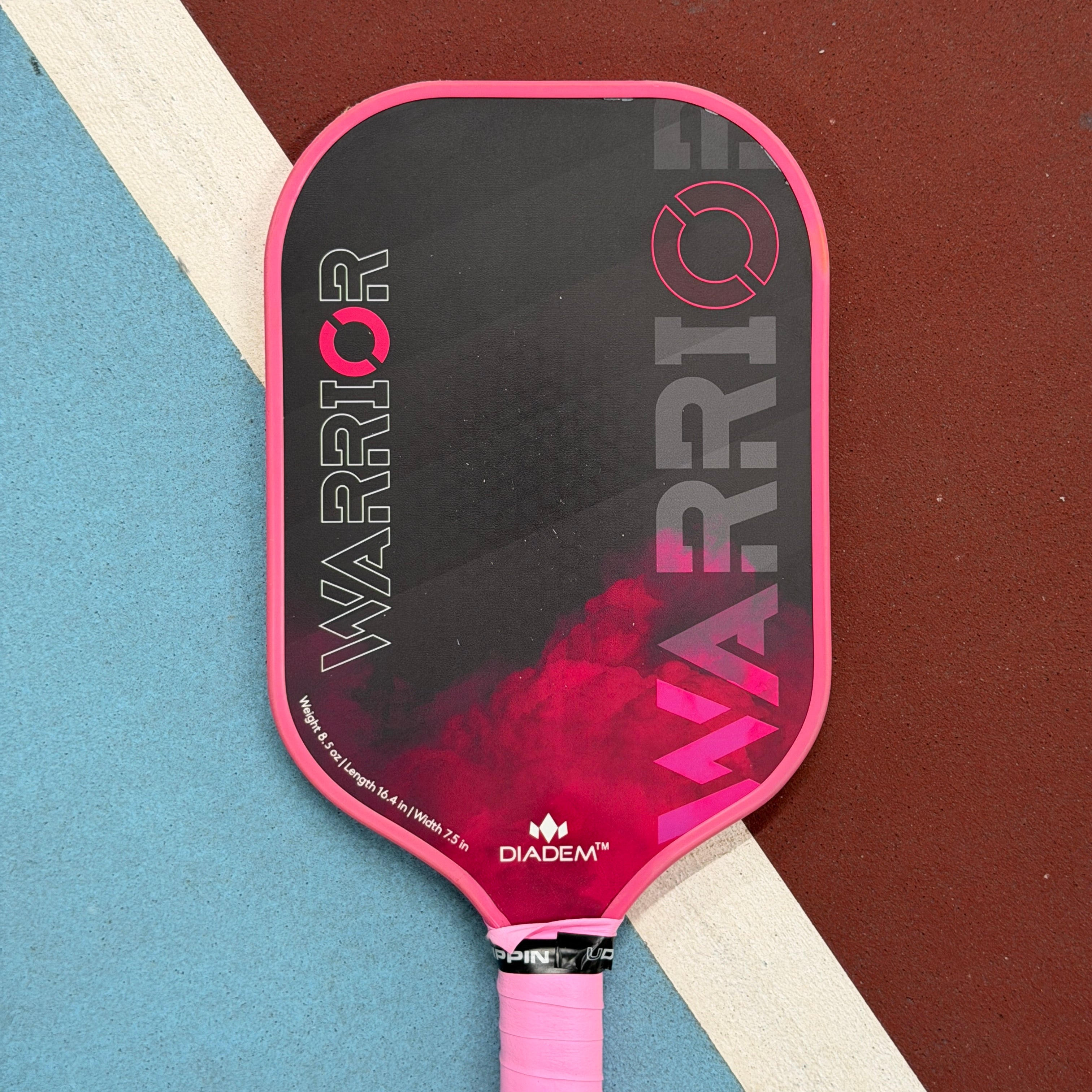 Diadem Warrior Elongated Pickleball Paddle - Pink - USED