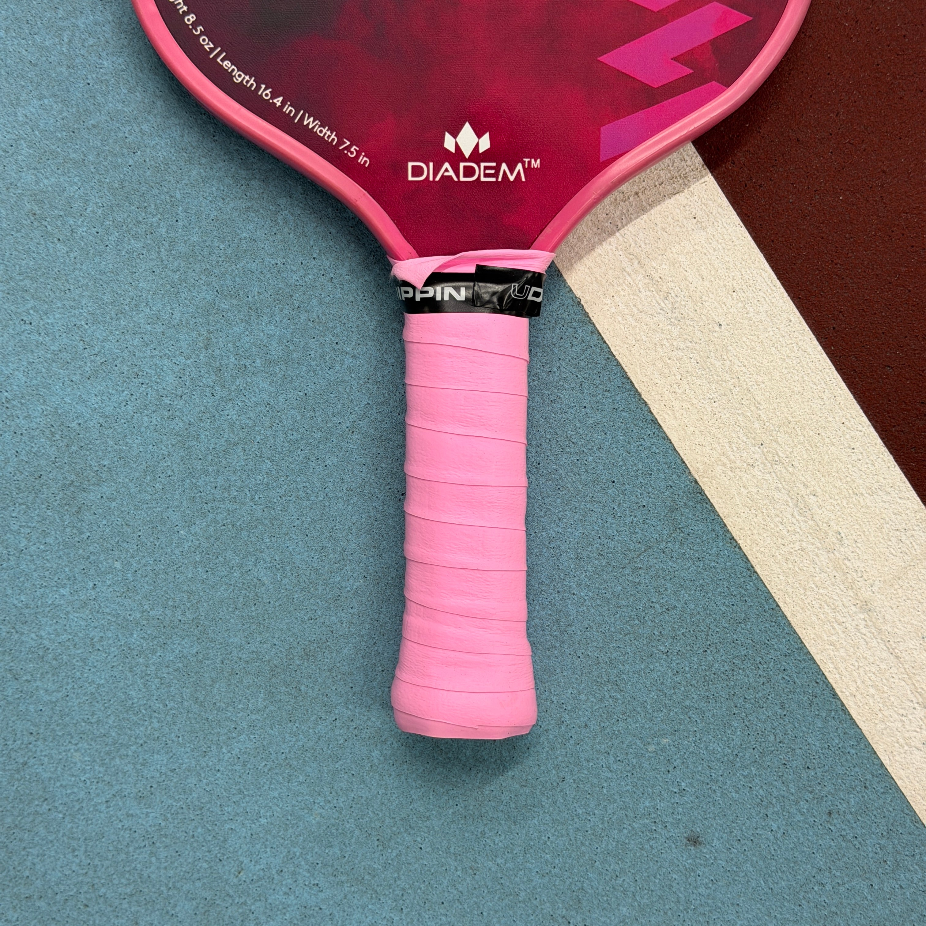 Diadem Warrior Elongated Pickleball Paddle - Pink - USED