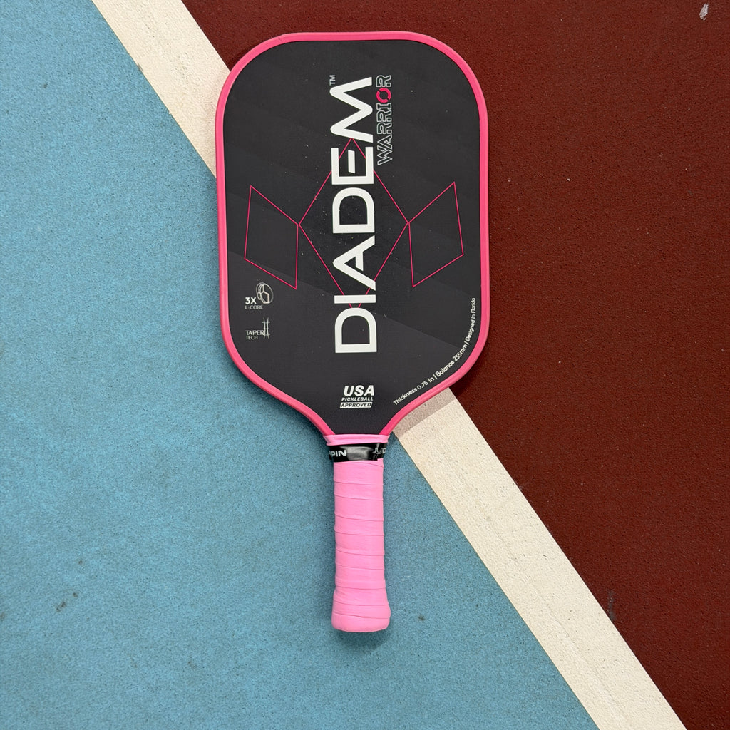 Diadem Warrior Elongated Pickleball Paddle - Pink - USED