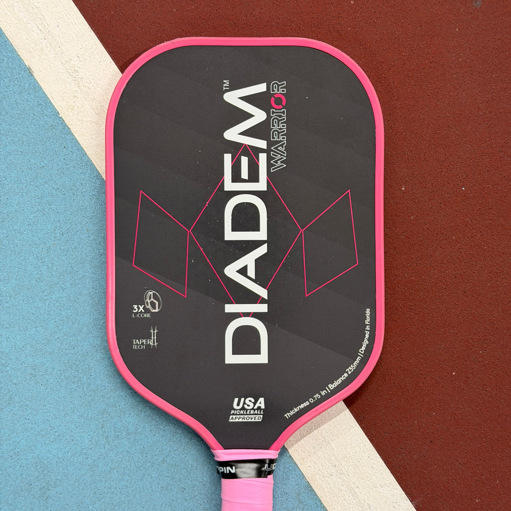 Diadem Warrior Elongated Pickleball Paddle - Pink - USED
