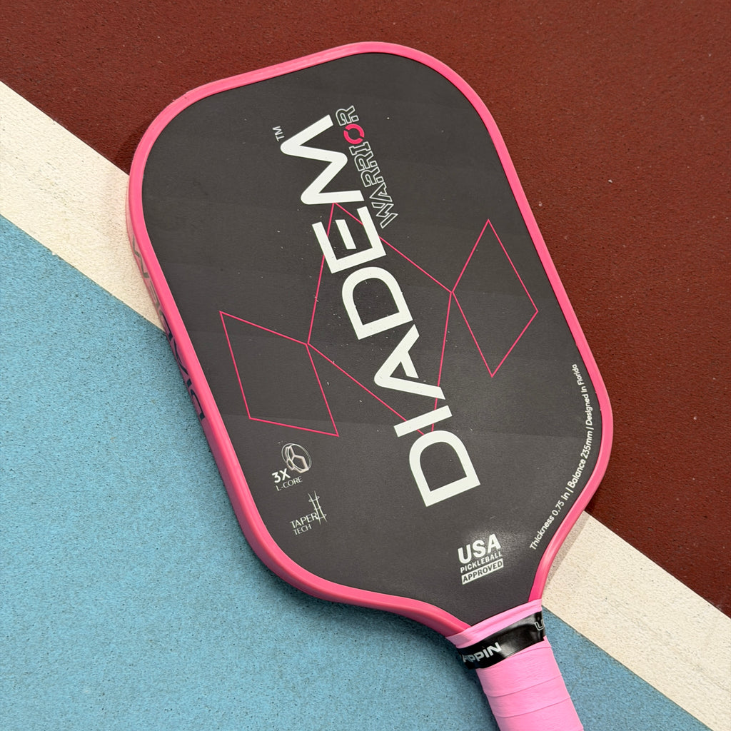 Diadem Warrior Elongated Pickleball Paddle - Pink - USED