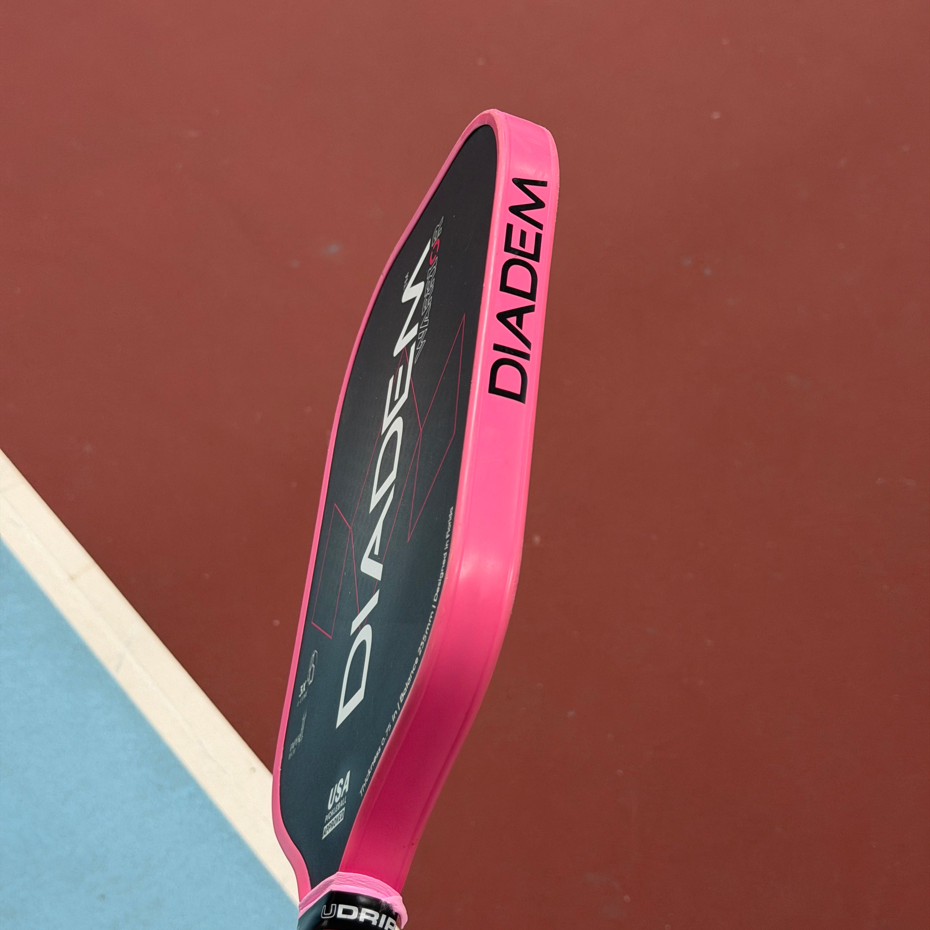 Diadem Warrior Elongated Pickleball Paddle - Pink - USED
