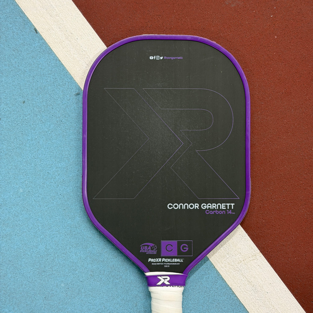 ProXR Carbon 14 Connor Garnet Signature Elongated Pickleball Paddle - USED