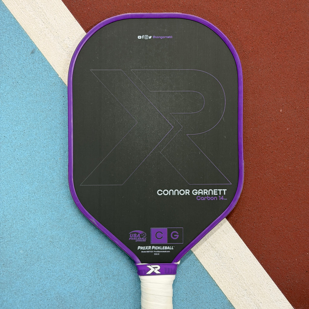 ProXR Carbon 14 Connor Garnet Signature Elongated Pickleball Paddle - USED