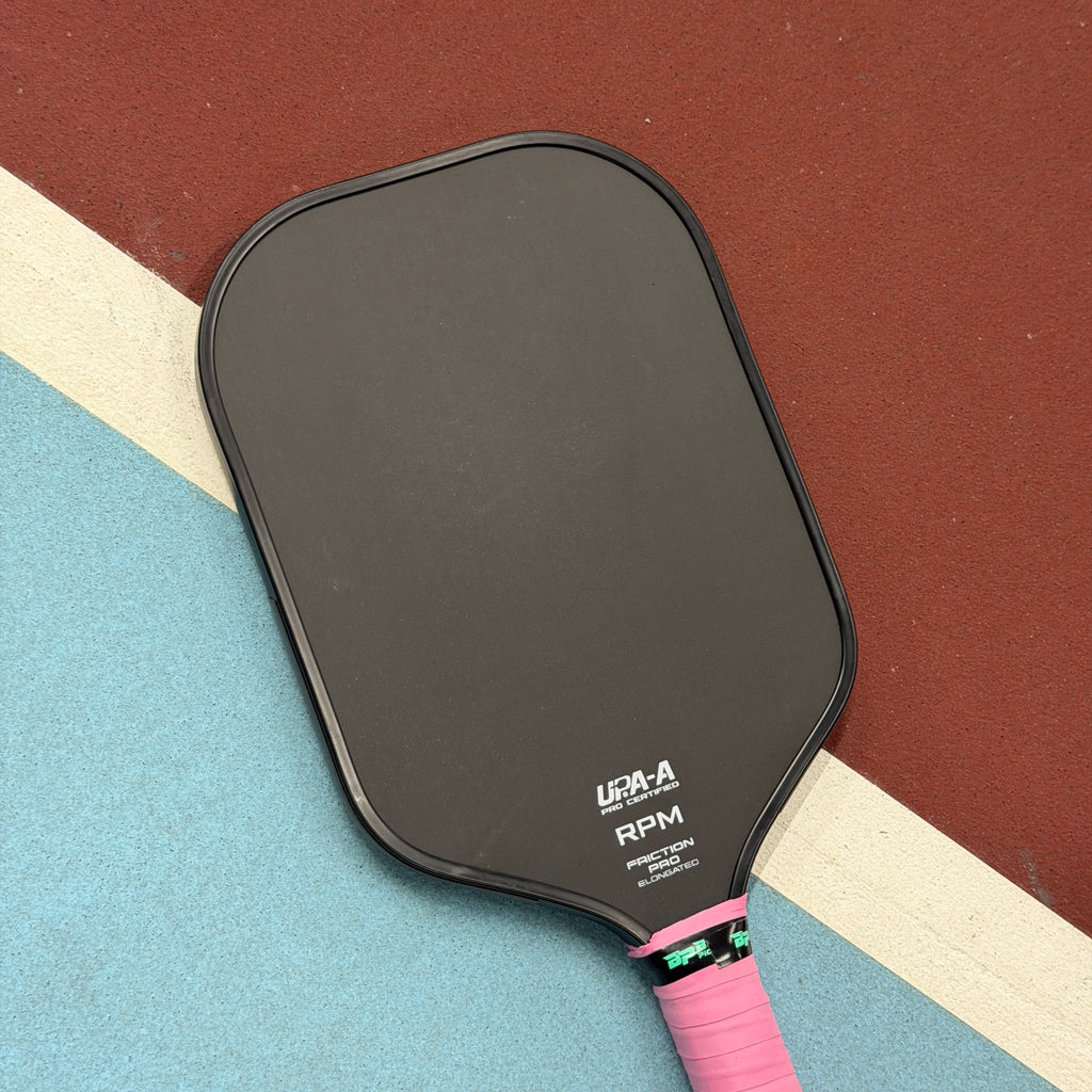 RPM Friction Pro V1 Elongated Pickleball Paddle Blackout Edition - USED