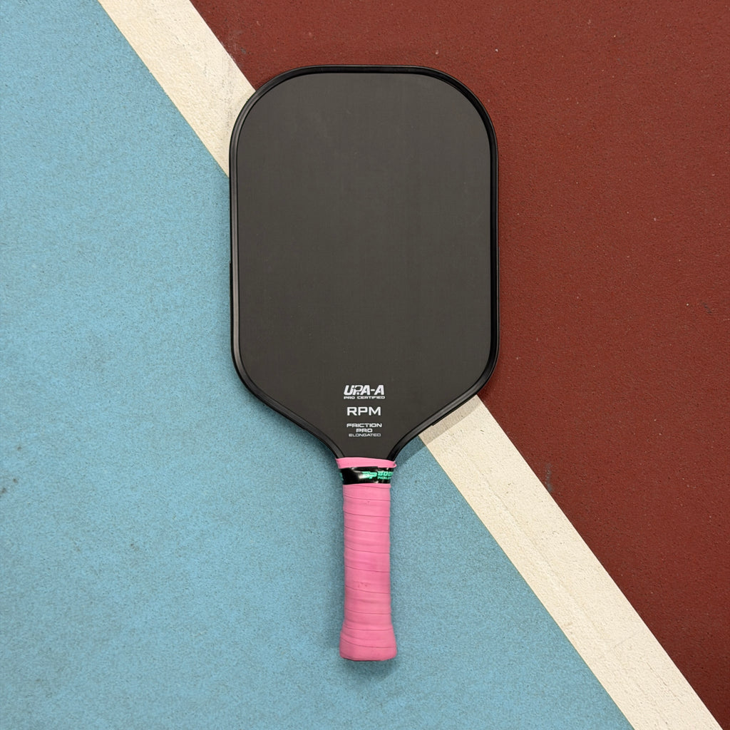 RPM Friction Pro V1 Elongated Pickleball Paddle Blackout Edition - USED
