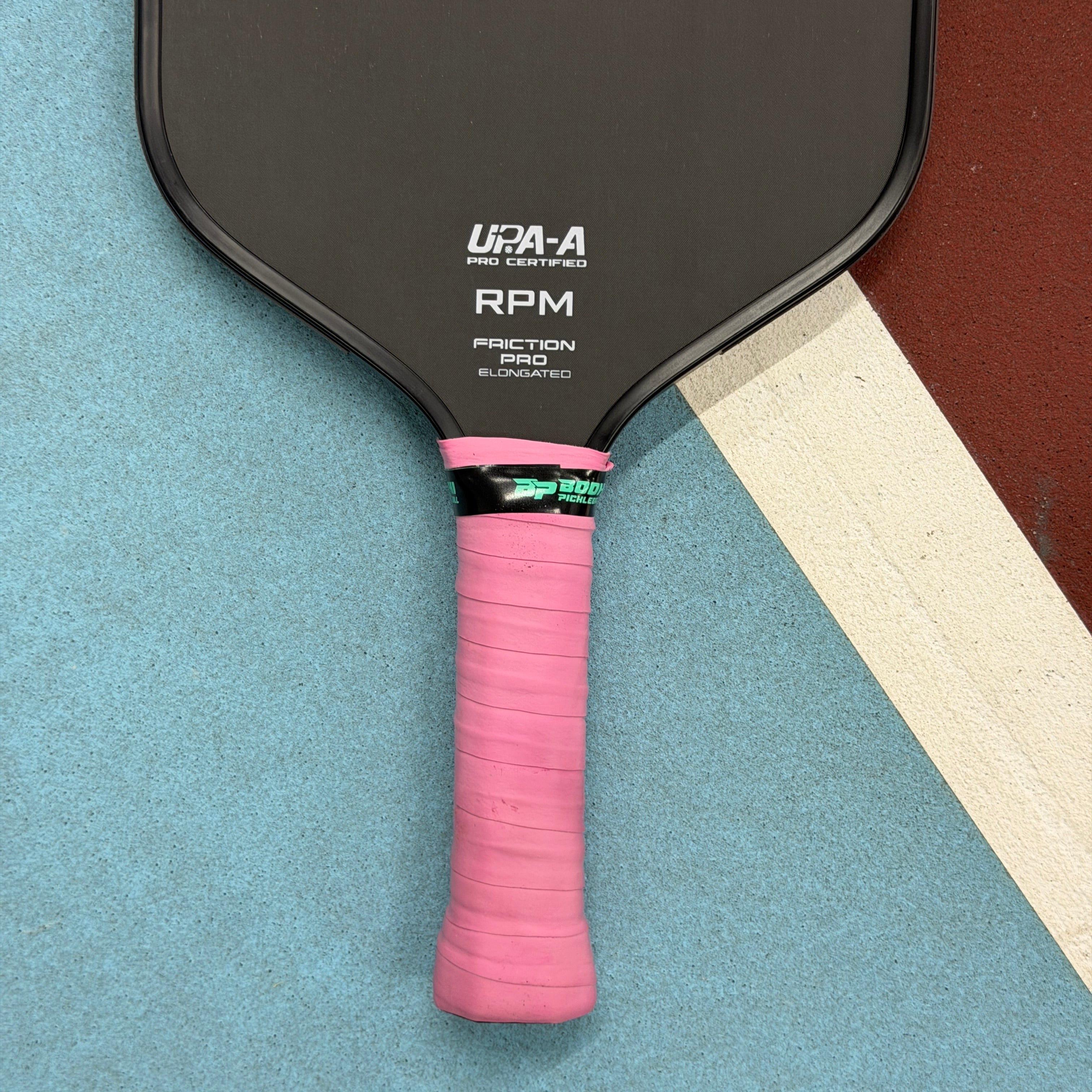 RPM Friction Pro V1 Elongated Pickleball Paddle Blackout Edition - USED