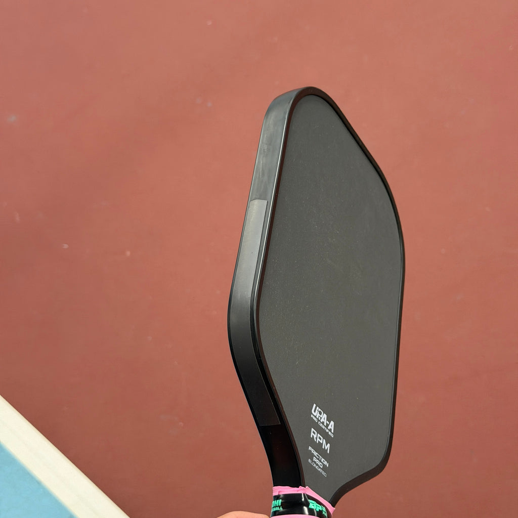 RPM Friction Pro V1 Elongated Pickleball Paddle Blackout Edition - USED