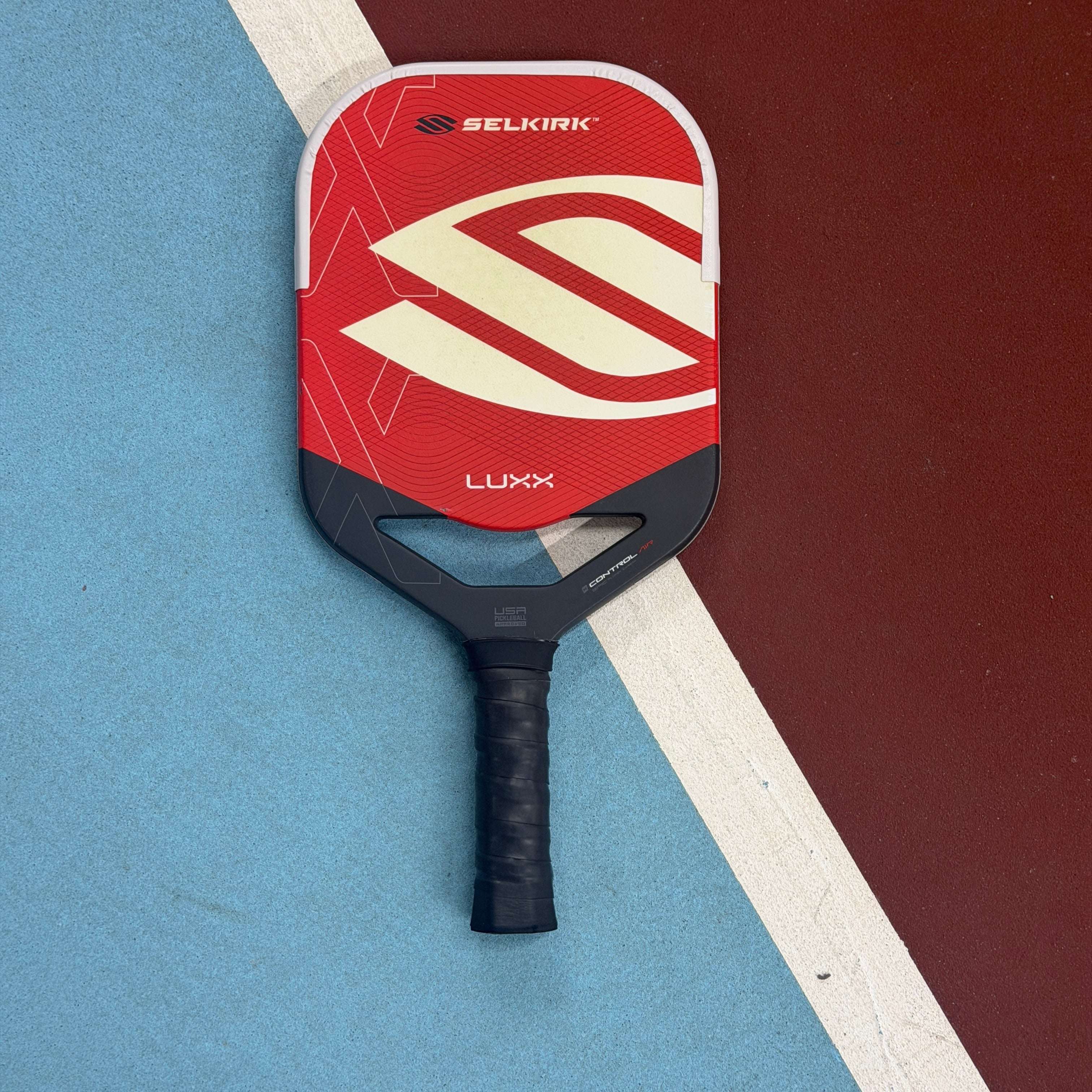 Selkirk Luxx Control Air Epic Widebody Pickleball Paddle v2 Infinigtrit - Red - Used