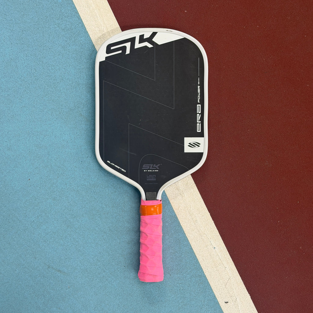 SLK Era Power Elongated Pickleball Paddle - White - Used