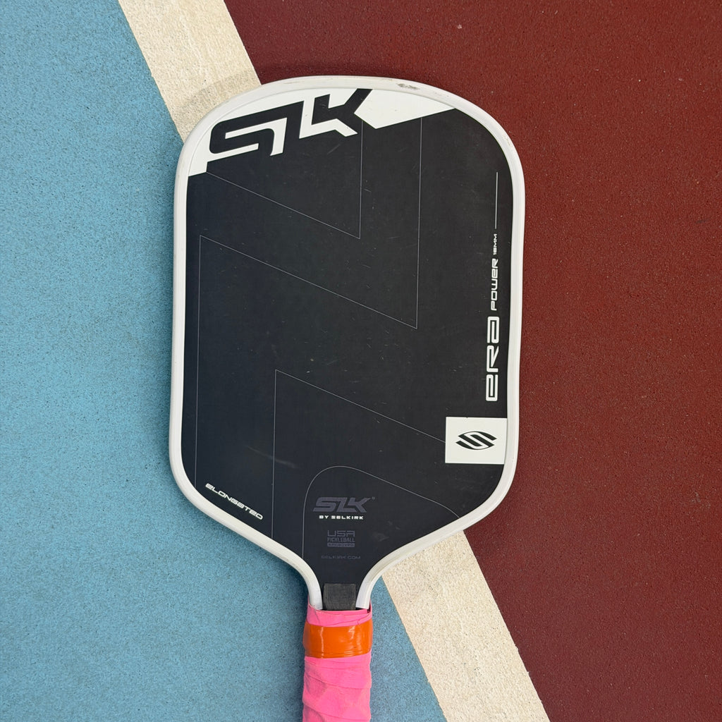 SLK Era Power Elongated Pickleball Paddle - White - Used