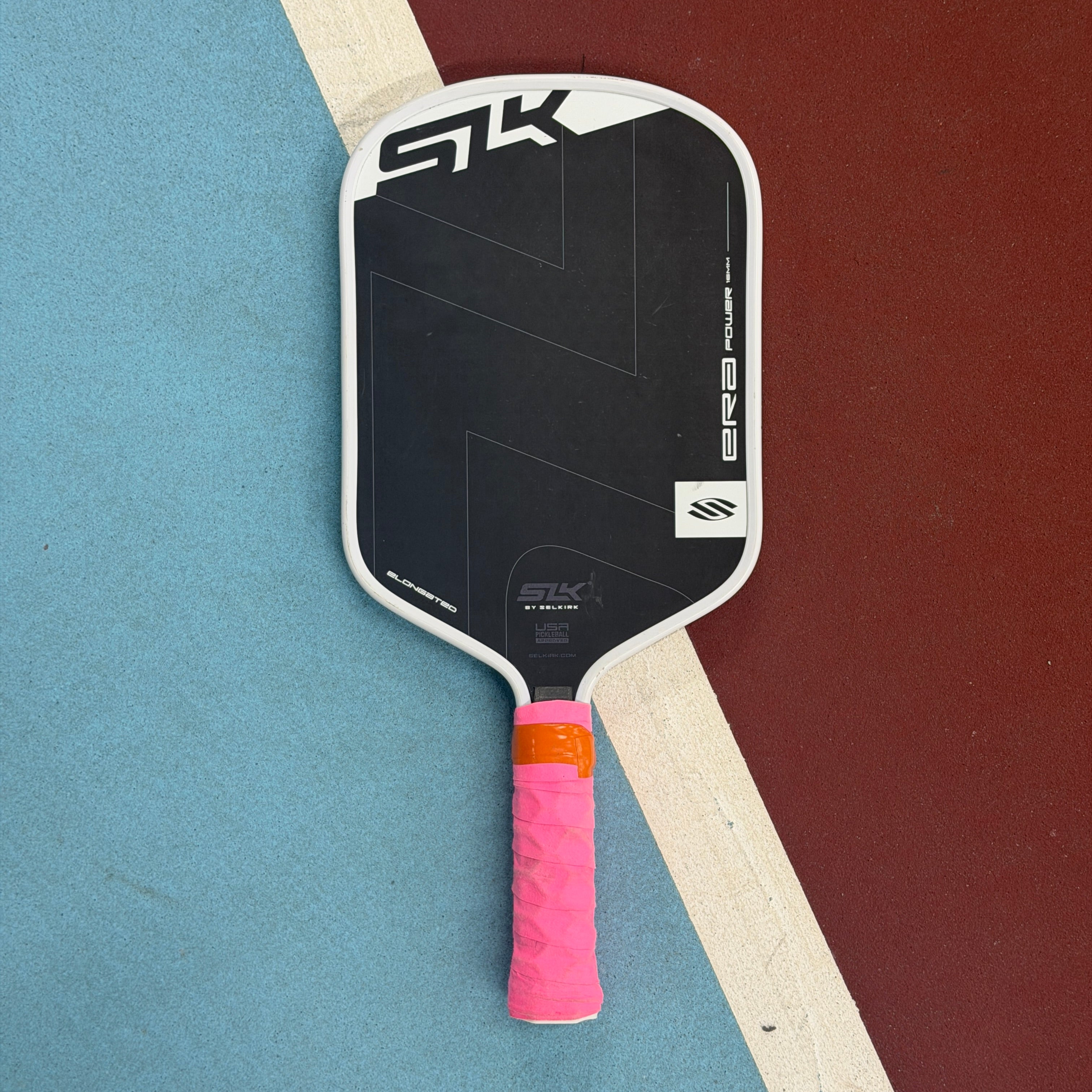 SLK Era Power Elongated Pickleball Paddle - White - Used