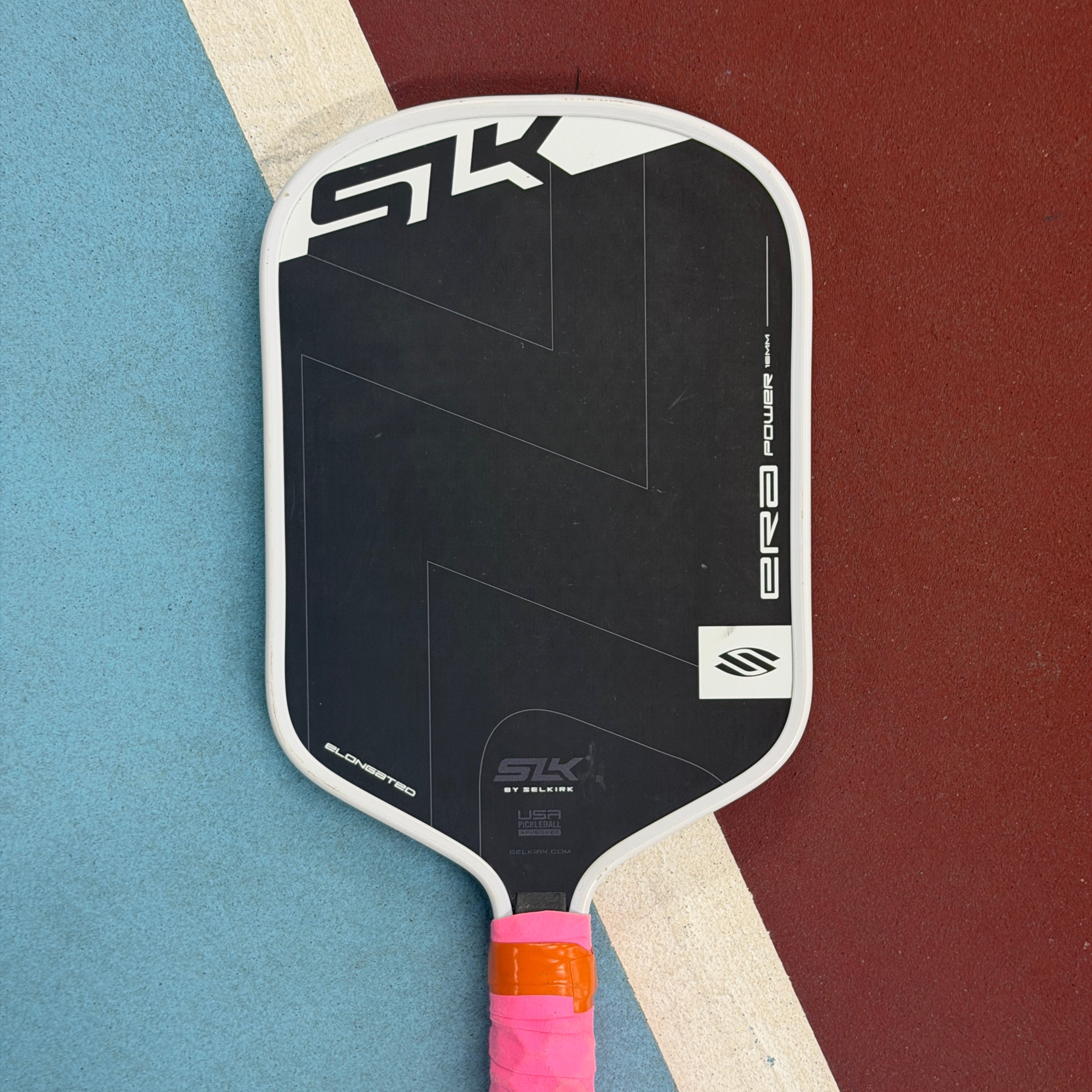SLK Era Power Elongated Pickleball Paddle - White - Used