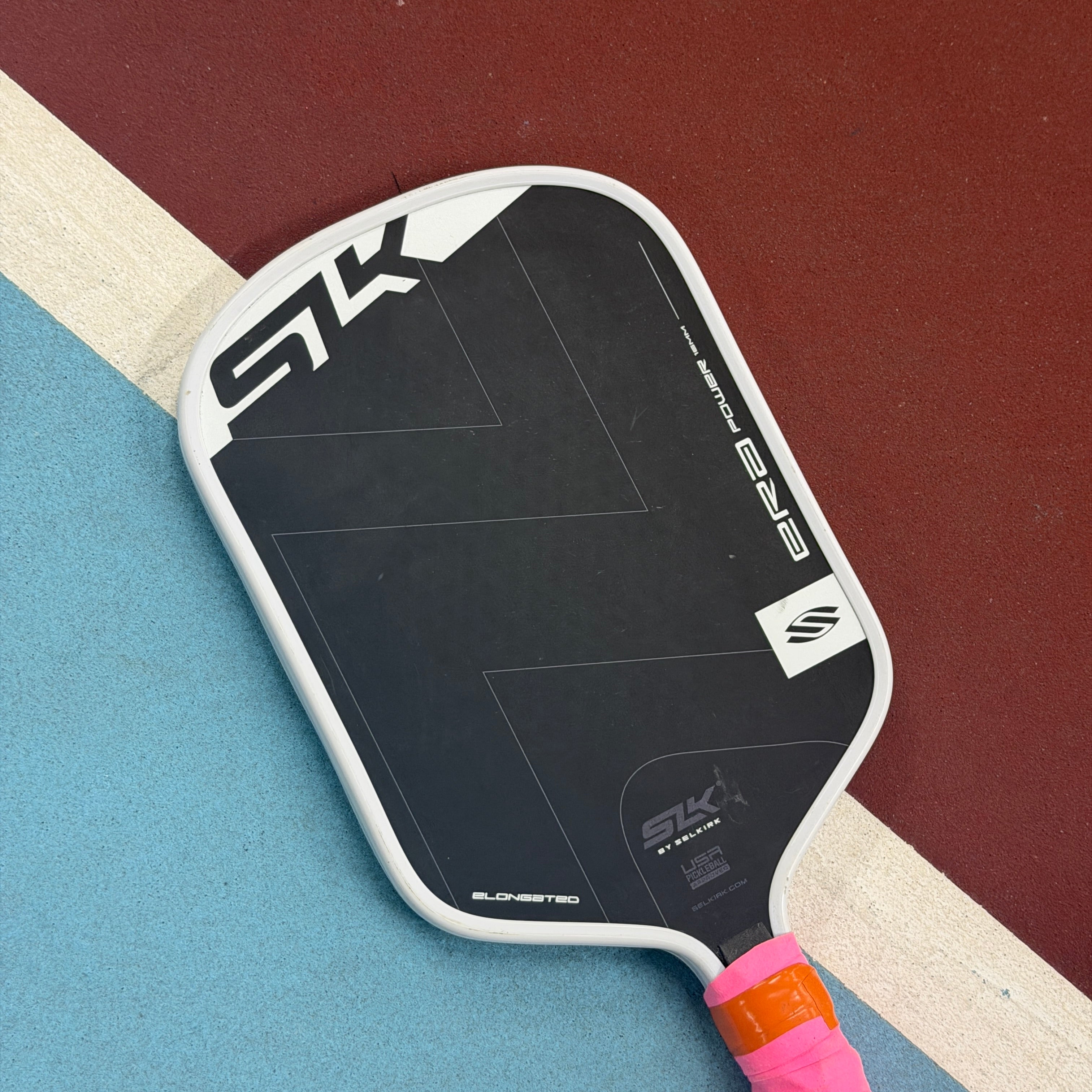SLK Era Power Elongated Pickleball Paddle - White - Used