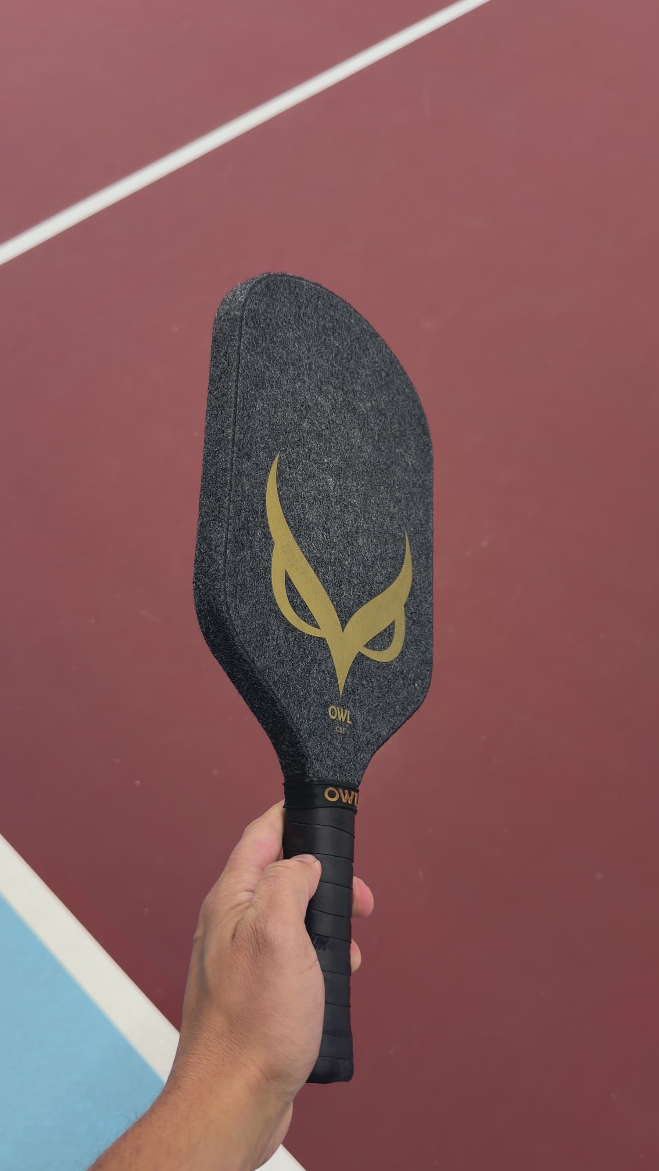 Owl CXE Hybrid Pickleball Paddle Drew Brees Edition - Gray/Gold