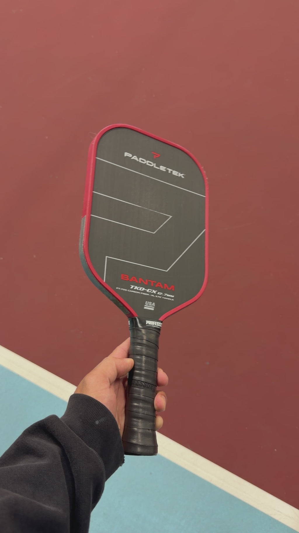 Paddletek Bantam TKO-CX Alshon 12.7mm Elongated Pickleball Paddle - USED