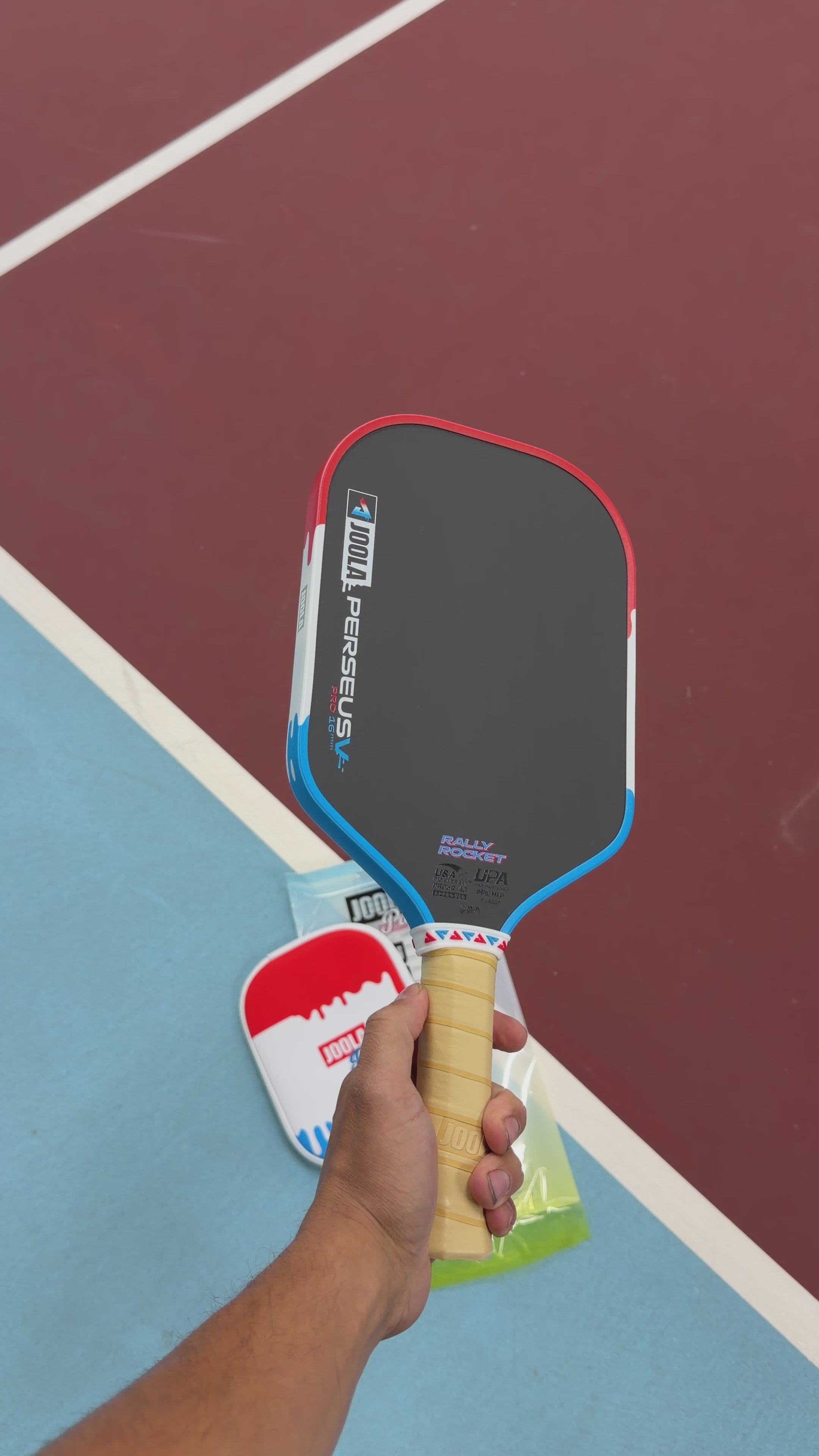 Joola Pro V Perseus Elongated Pickleball Paddle - Rally Rocket Edition