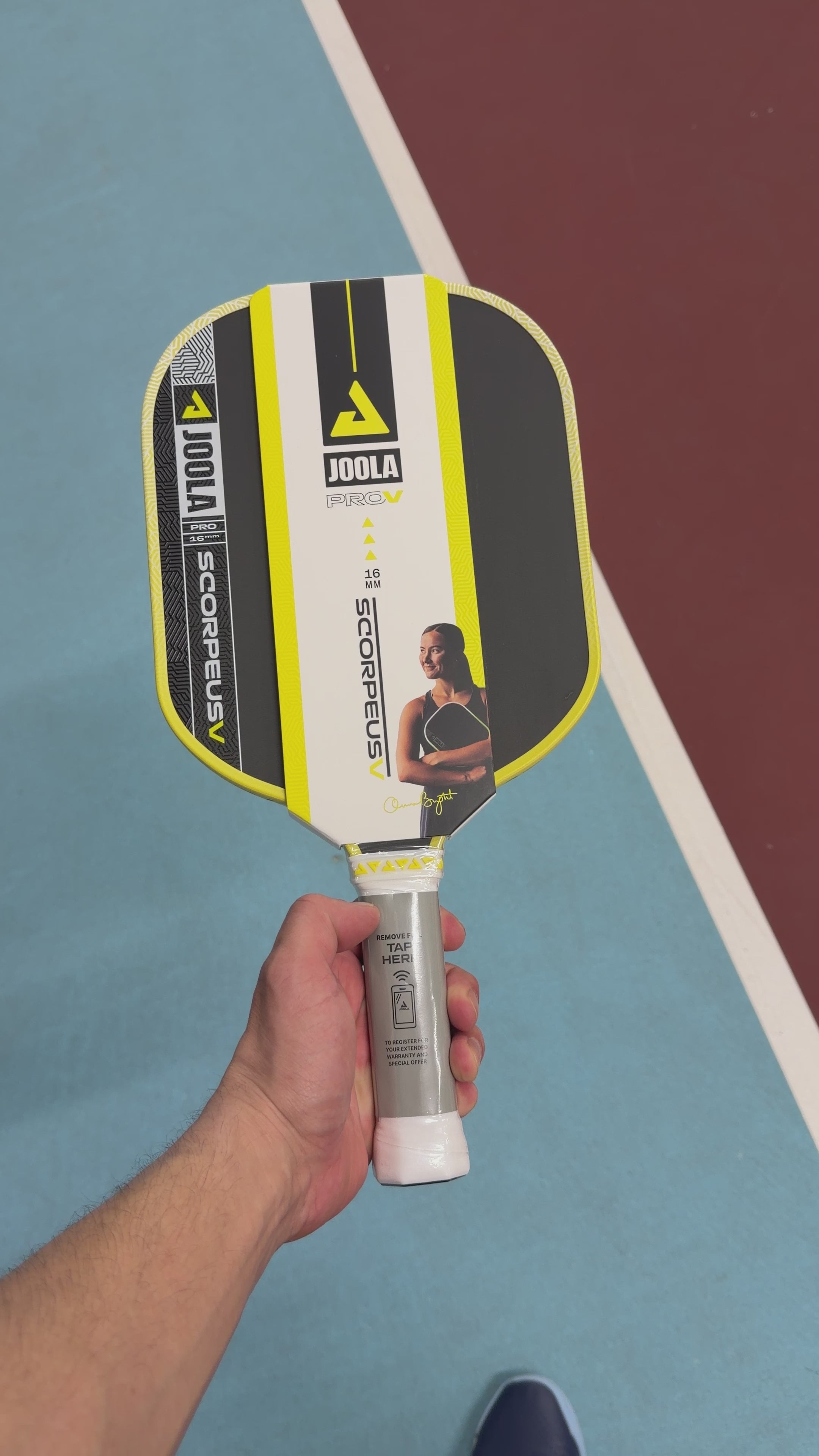 Joola Pro V Scorpeus Anna Bright Widebody Pickleball Paddle