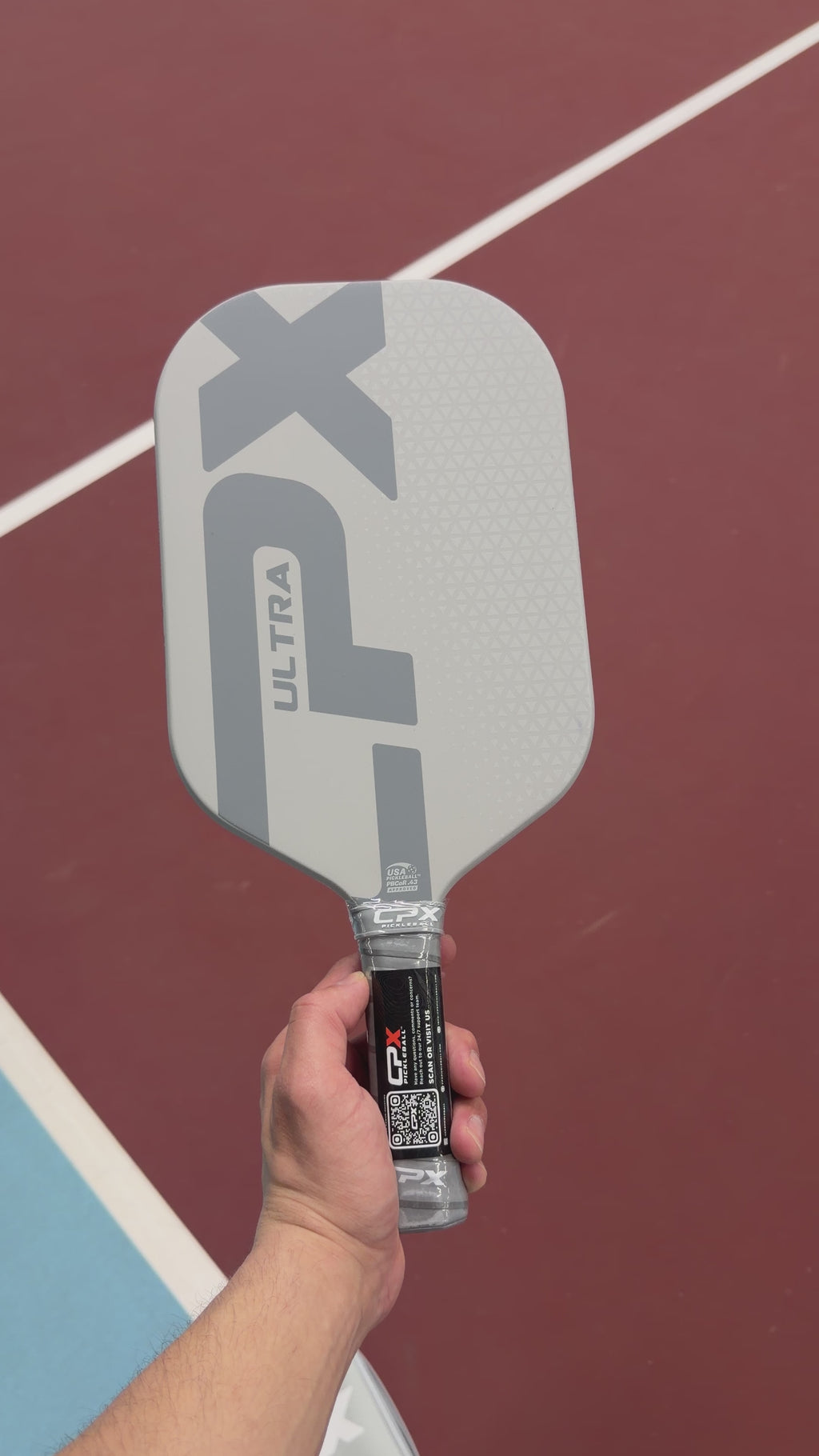 CPX Ultra Titanium Special Edition Gray Elongated Pickleball Paddle - New
