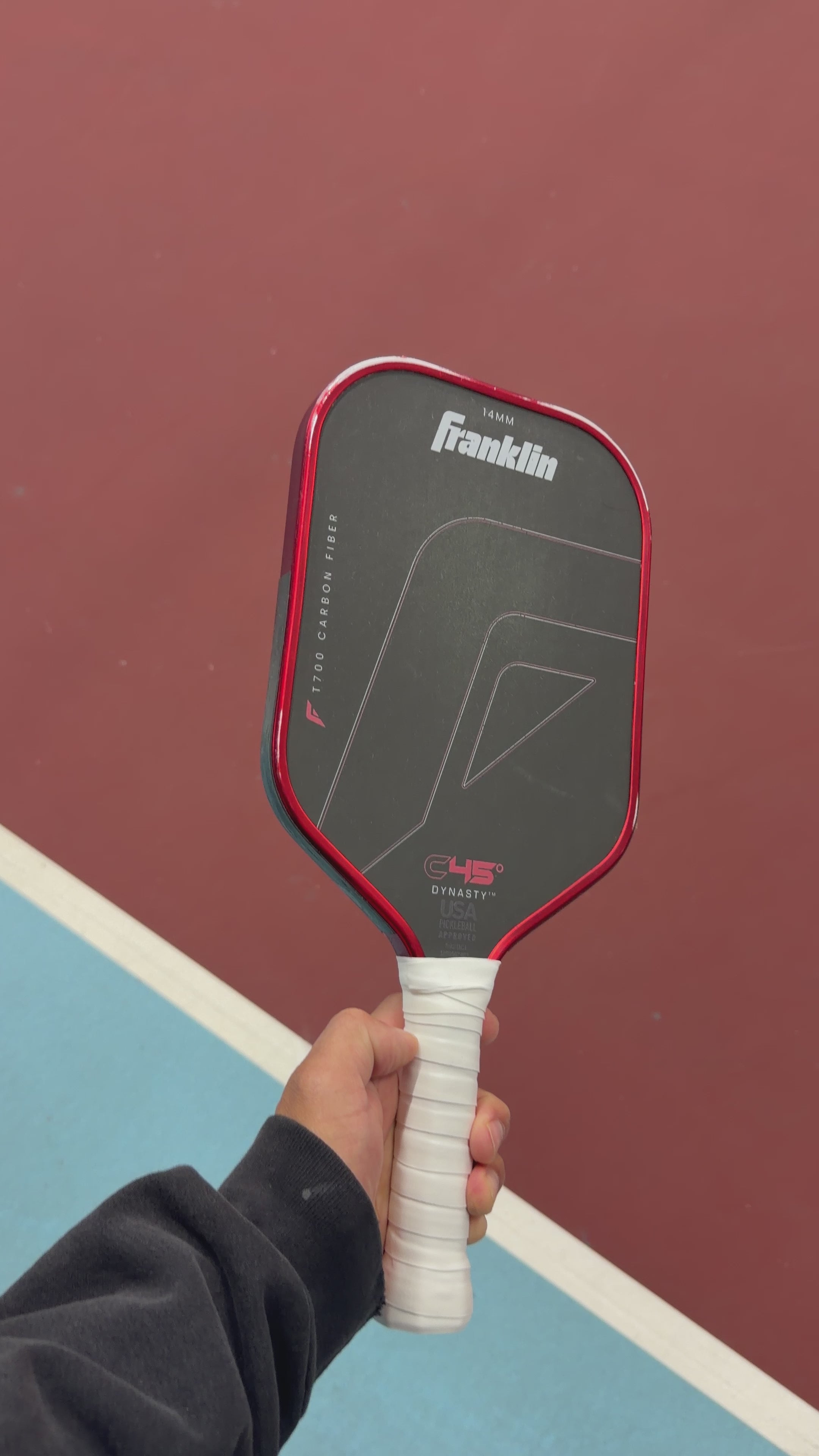 Franklin C45 Dynasty Elongated Pickleball Paddle - Red - USED