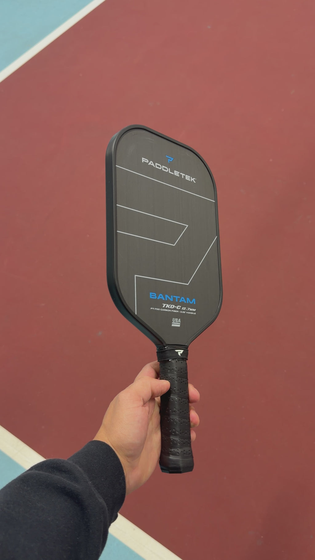 Paddletek Bantam TKO-C 12.7mm Elongated Pickleball Paddle - USED
