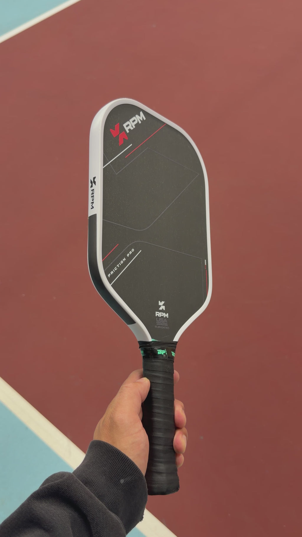 RPM Friction Pro V1 14mm Elongated Pickleball Paddle - USED