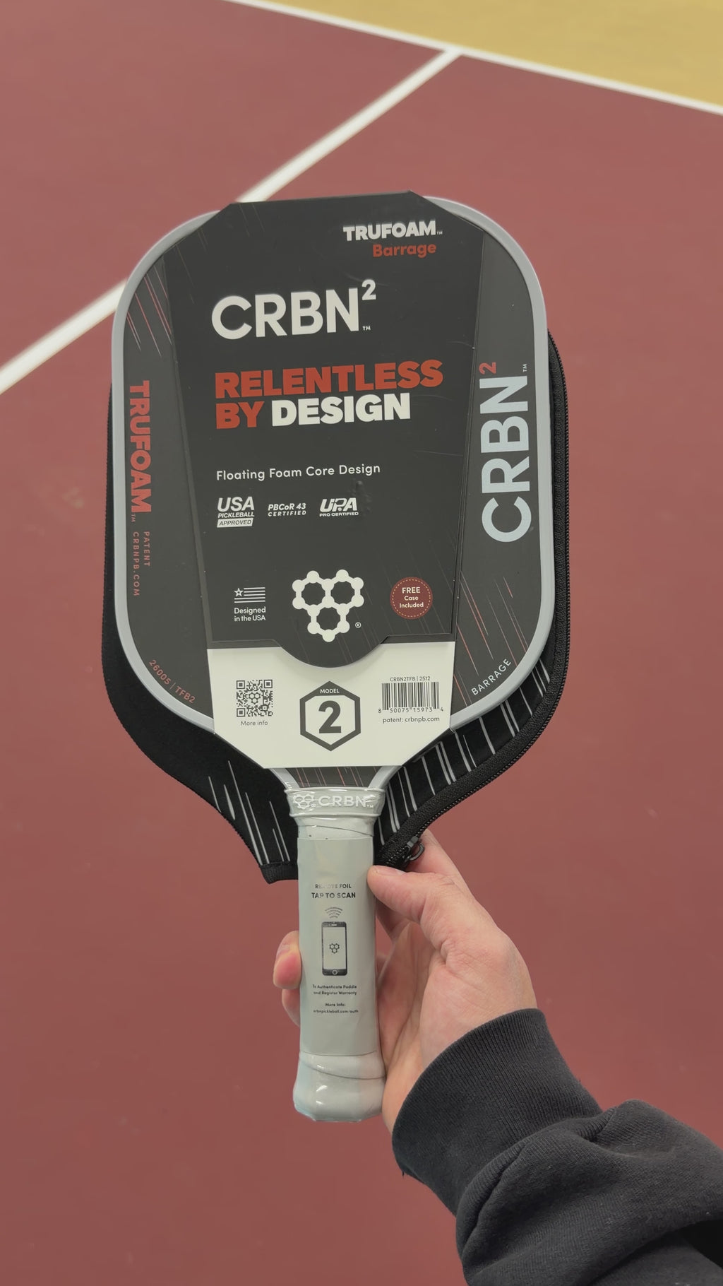 CRBN 2 Barrage Widebody Standard Pickleball Paddle NEW