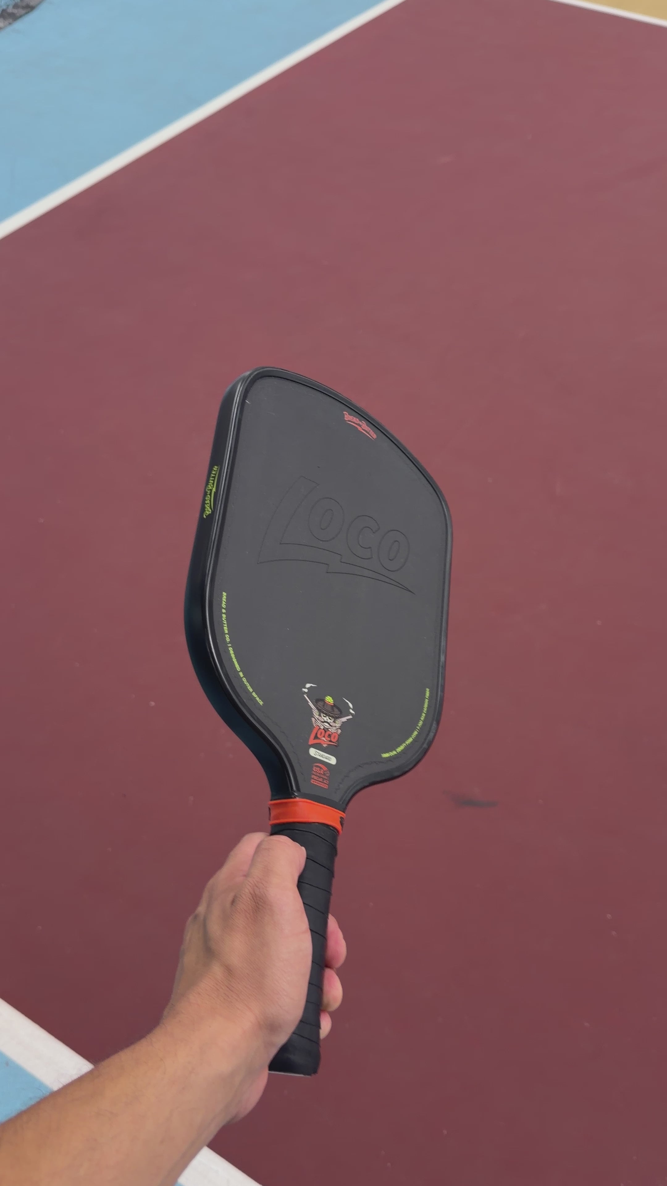 Bread & Butter Loco Widebody Pickleball Paddle Black - USED