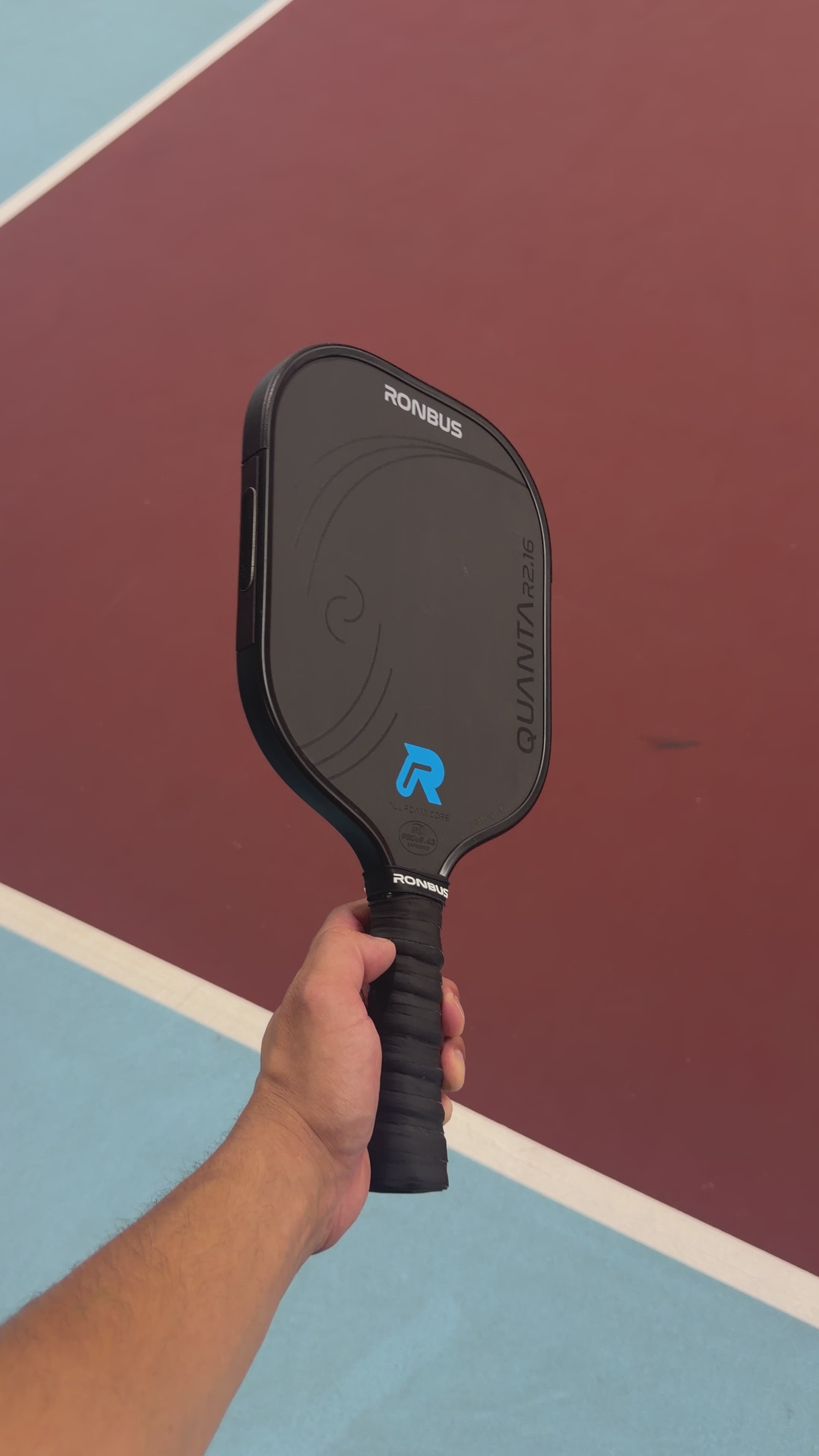 Ronbus Quanta R2.16 Widebody Pickleball Paddle Black Edition - USED